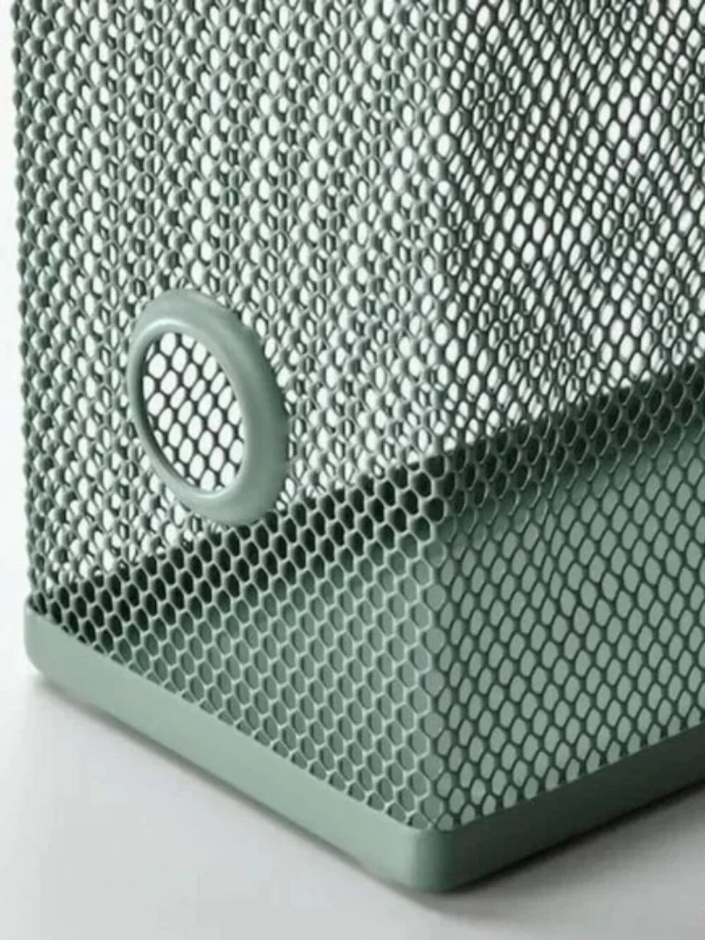 Mint Green IKEA Mesh Metal Magazine File 2 Pieces - Picture 3 of 4